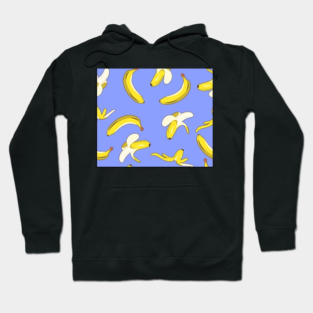 Banana Pattern Hoodie by timegraf